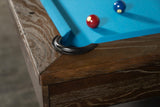 Nixon Mckay 7' Slate Pool Table in Brownwash Finish w/ Dining Top Option