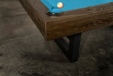 Nixon Mckay 7' Slate Pool Table in Brownwash Finish w/ Dining Top Option