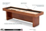 Hudson Berkeley Shuffleboard 9'-22' with Custom Stains