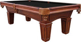 Playcraft St Lawrence 8' Slate Pool Table w/ Leather Drop Pockets