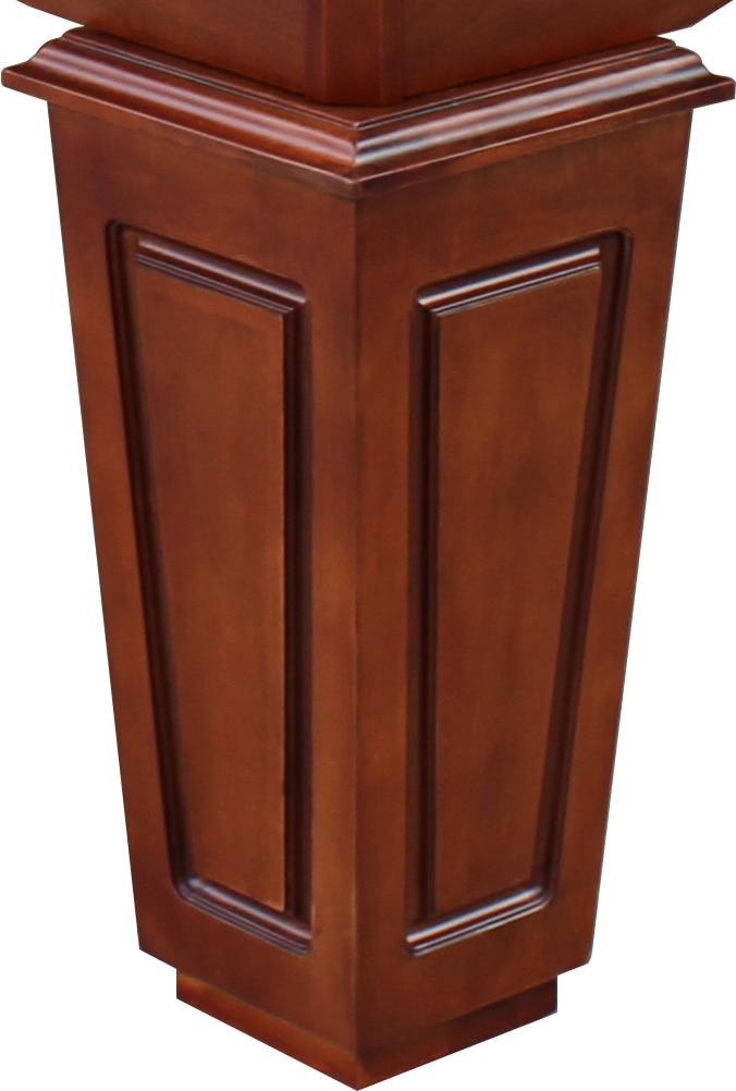 Playcraft St Lawrence 8' Slate Pool Table w/ Leather Drop Pockets
