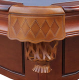 Playcraft St Lawrence 8' Slate Pool Table w/ Leather Drop Pockets