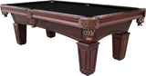 Playcraft St Lawrence 8' Slate Pool Table w/ Leather Drop Pockets