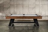 Nixon Hunter 7' Slate Pool Table in Brushed Walnut Finish w/ Dining Top Option