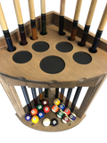 Playcraft Premium Hardwood Billiard Corner Floor Rack