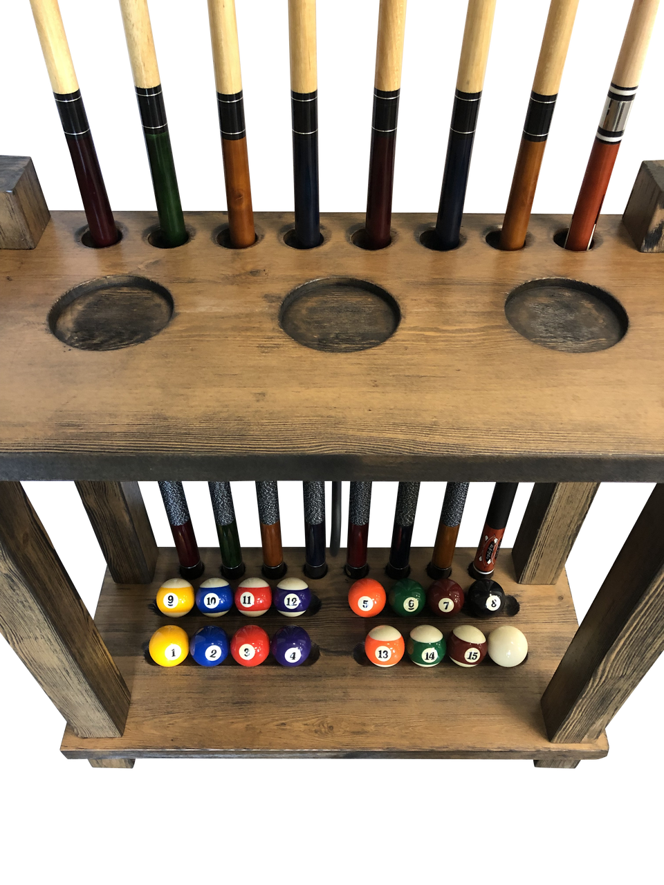 Playcraft Premium Hardwood Billiard Floor Rack