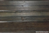 Playcraft Brazos River 8' Slate Pool Table w/ Leather Drop Pockets in Weathered Black