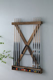Playcraft X Style Hardwood Billiard Wall Racks