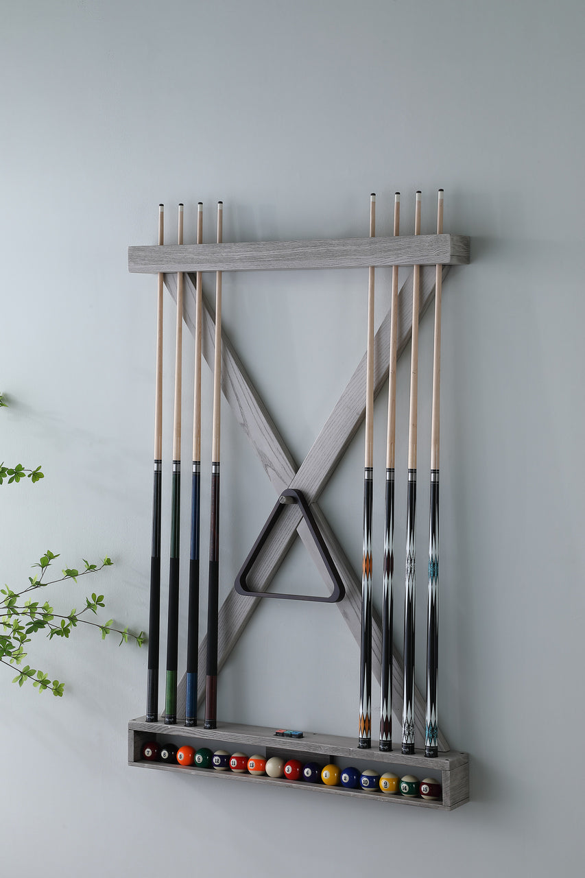 Playcraft X Style Hardwood Billiard Wall Racks