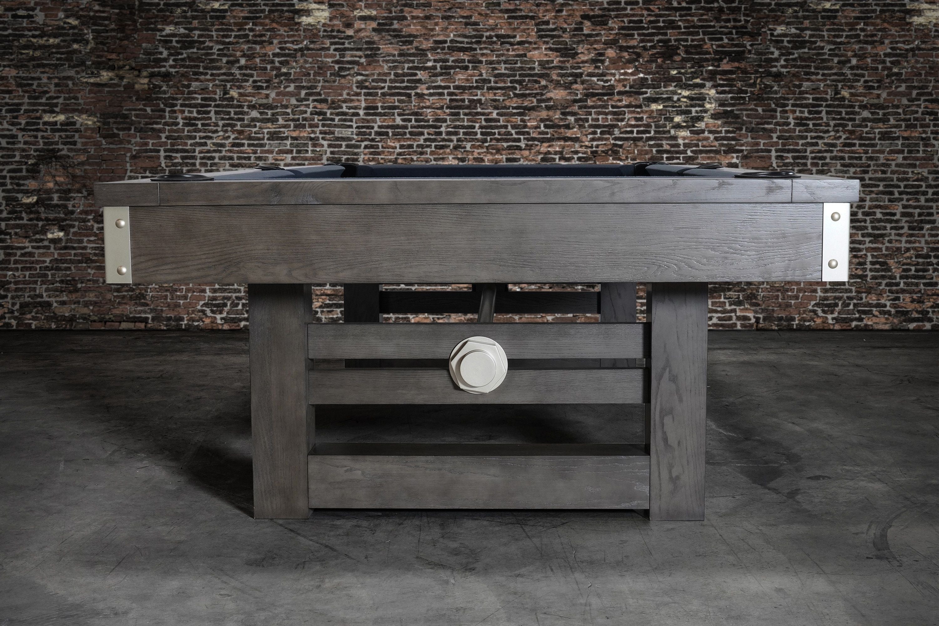 Nixon Bryant 8' Slate Pool Table in Grayson Grey Finish w/ Dining Top Option
