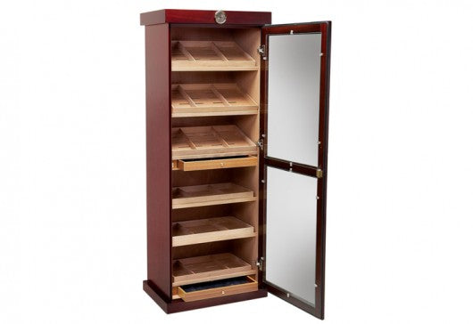 The Barbatus Wooden Cabinet Humidor by Prestige Import Group