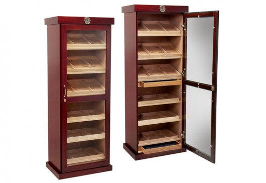 The Barbatus Wooden Cabinet Humidor by Prestige Import Group