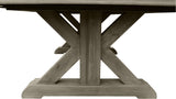 Playcraft Brazos River 8' Slate Pool Table w/ Leather Drop Pockets in Weathered Gray
