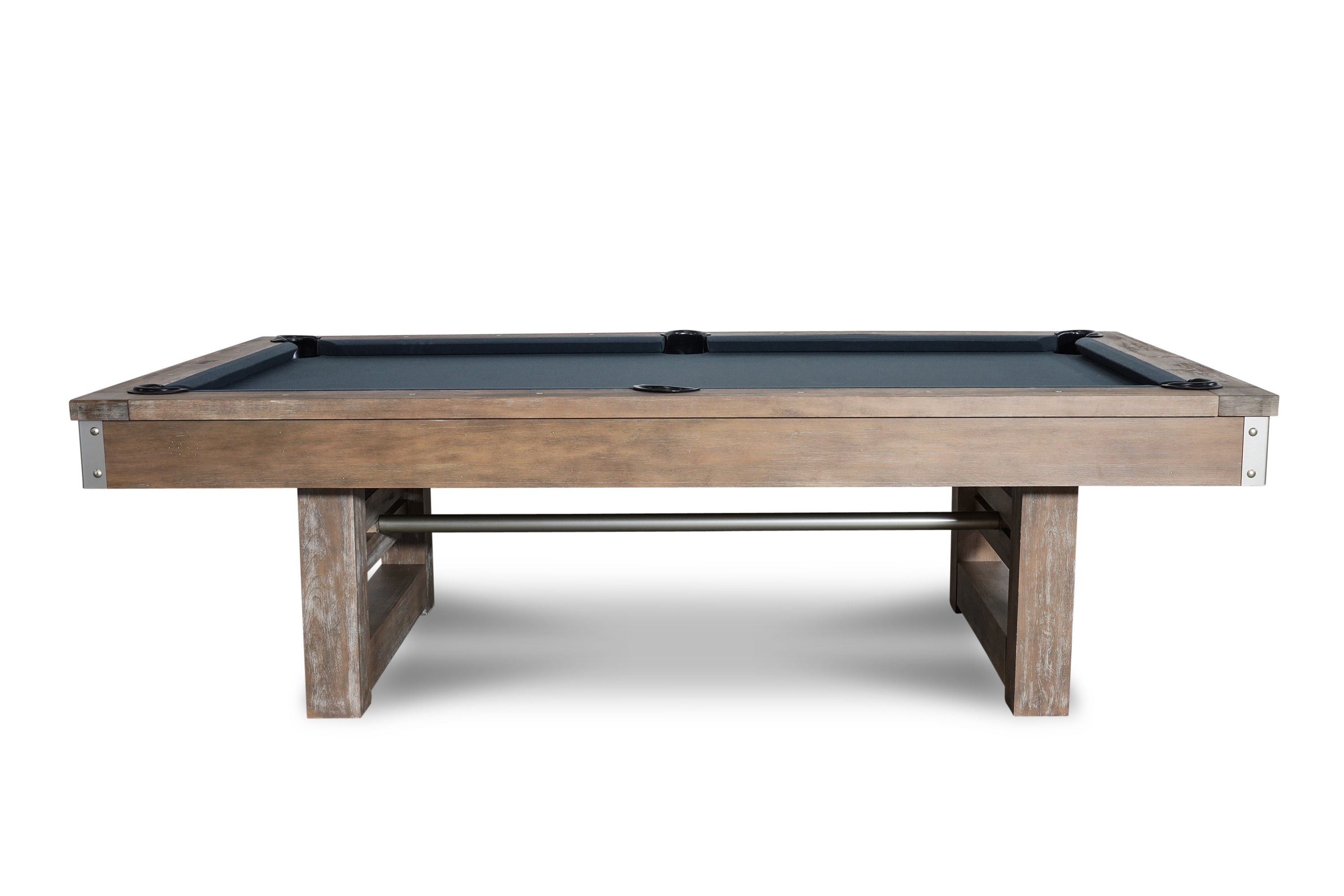Nixon Bryant 7' Slate Pool Table in Weathered Natural Finish w/ Dining Top Option