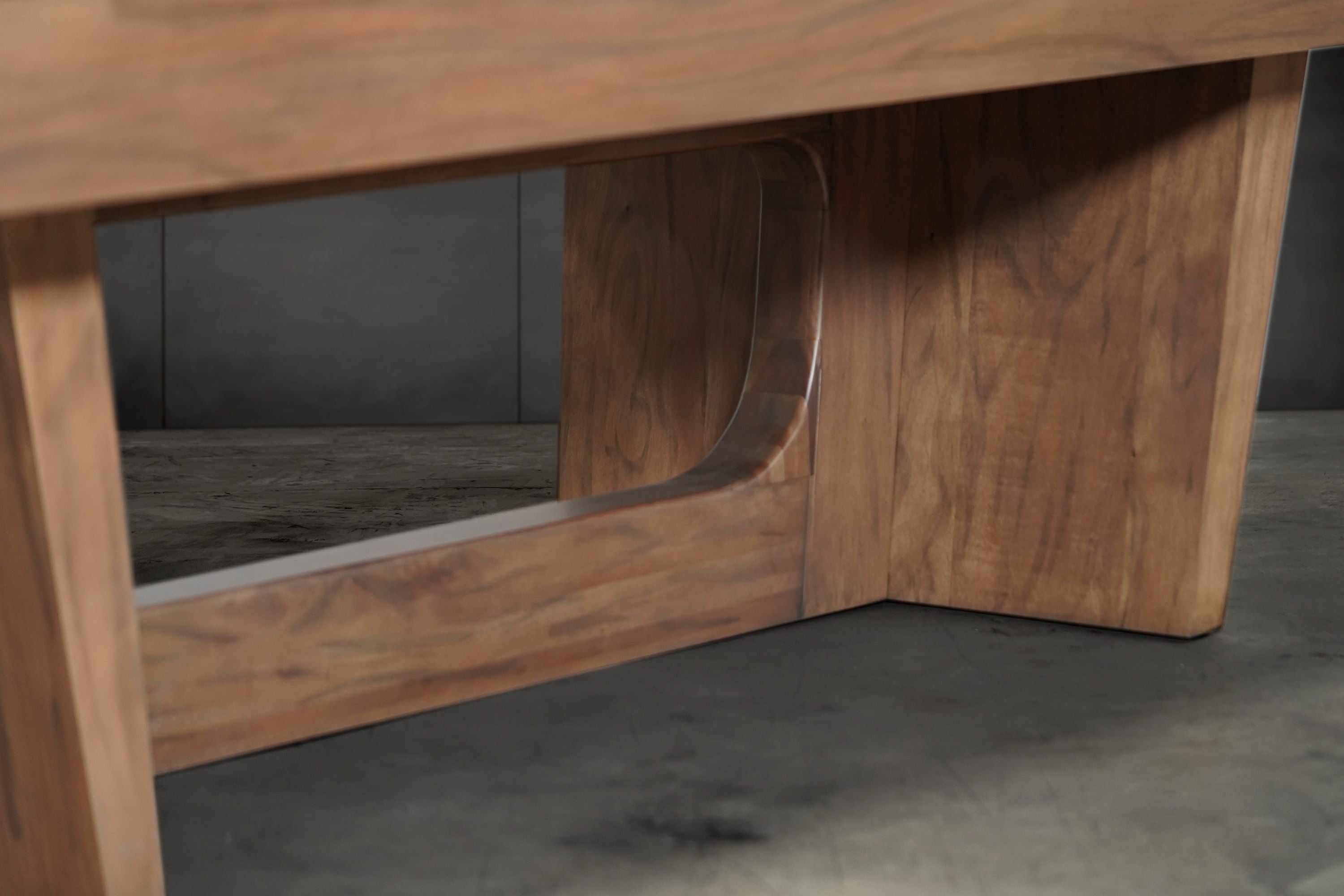 Nixon KAI 7' Slate Pool Table in Walnut Finish w/ Dining Top Option