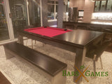 Playcraft Monaco 8' Slate Pool Table with Dining Top