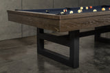Nixon Mckay 7' Slate Pool Table in Brownwash Finish w/ Dining Top Option