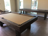 Imperial Reno Rustic 12' Shuffleboard Table in Dark Chestnut
