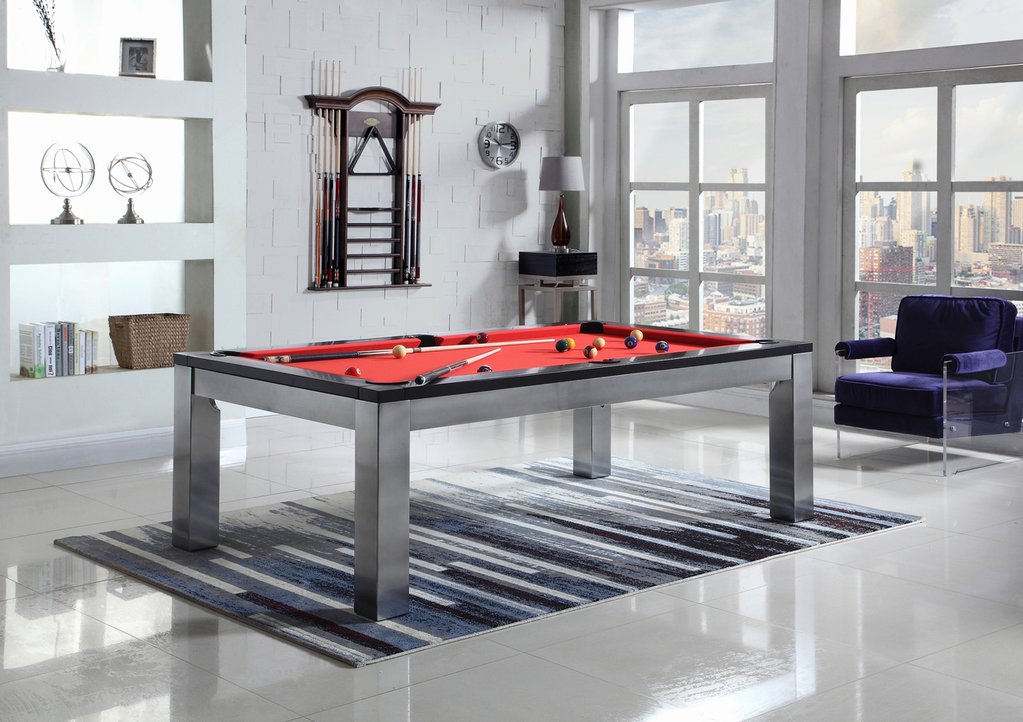 Playcraft Monaco 8' Slate Pool Table with Dining Top