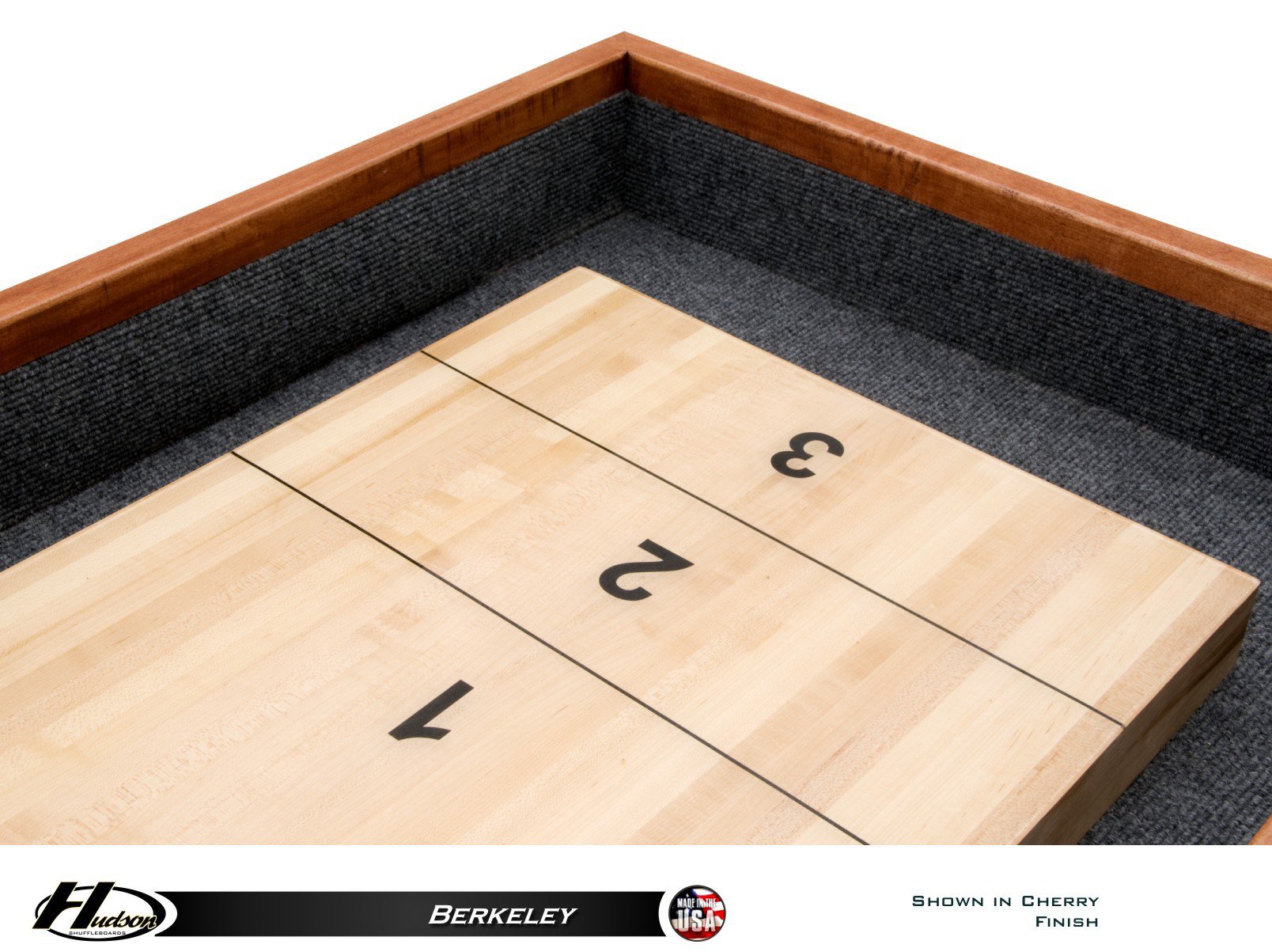 Hudson Berkeley Shuffleboard 9'-22' with Custom Stains