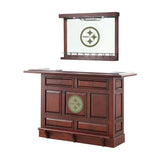 Imperial Pittsburgh Steelers Mirrored Wall Bar