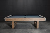 Nixon Bryant 7' Slate Pool Table in Weathered Natural Finish w/ Dining Top Option
