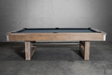 Nixon Bryant 8' Slate Pool Table in Weathered Natural Finish w/ Dining Top Option