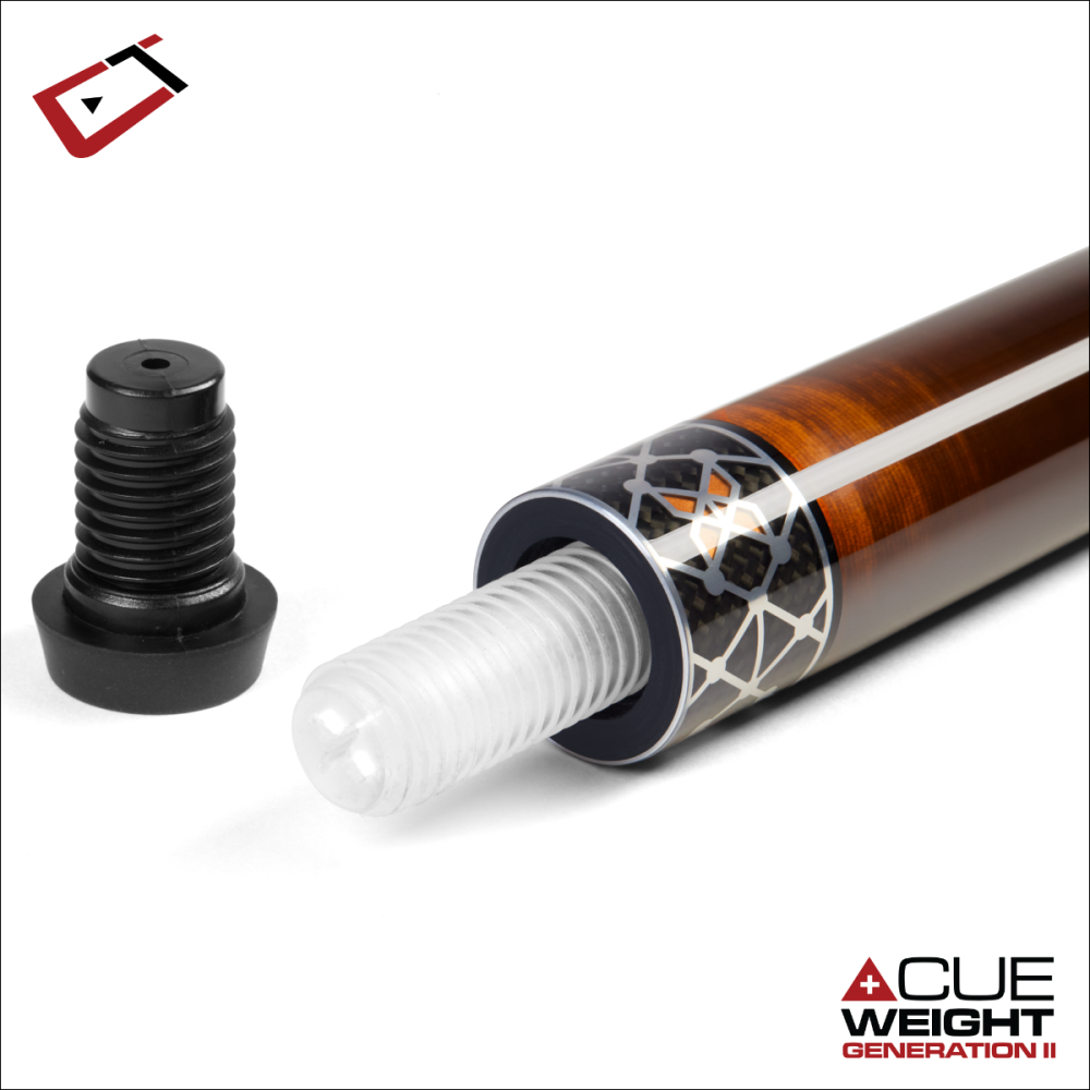 Cuetec Cynergy X Cue Amber, No Wrap (11.8mm Shaft)