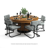 RAM Game Room Prohibition 60" Poker Table - Walnut