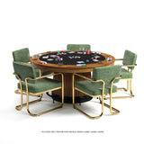 RAM Game Room Prohibition 60" Poker Table - Walnut