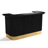RAM Game Room Prohibition 84" Cocktail Bar - Black