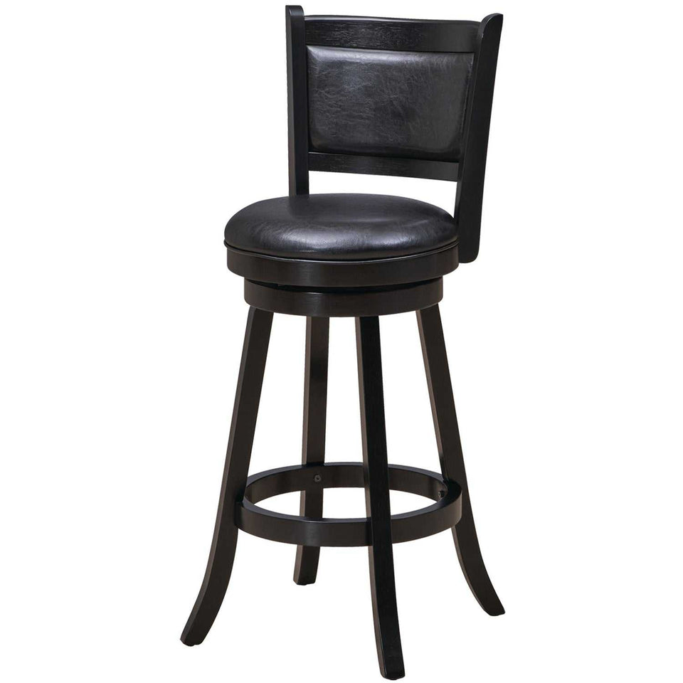 RAM Game Room Backed Barstool - Black