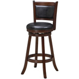 RAM Game Room Backed Barstool - Cappuccino