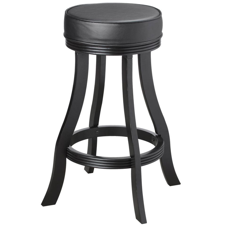 RAM Game Room Backless Barstool - Black