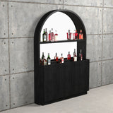 RAM Game Room Prohibition Back Bar - Black