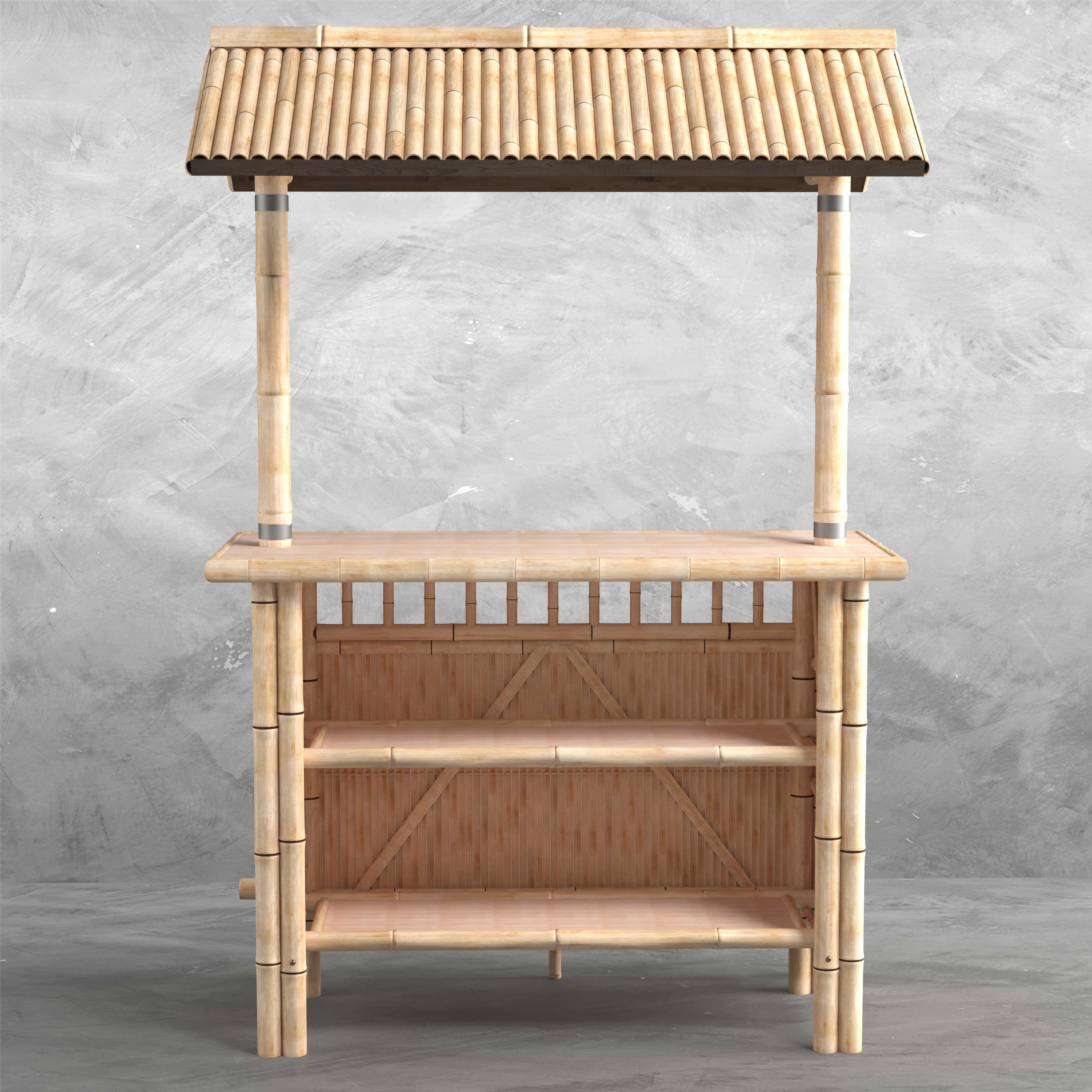 RAM Game Room 60" Bamboo Tiki Bar