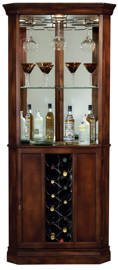 Howard Miller Piedmont Corner Wine Cabinet