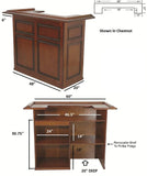 RAM Game Room 60" Bar - Slate