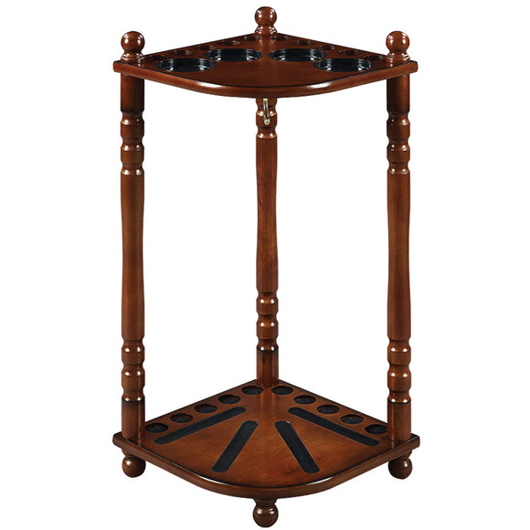 RAM Game Room Floor Cue Rack - Chestnut