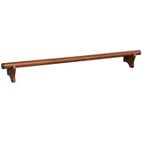 RAM Game Room 60" Dry Bar Foot Rail - Chestnut