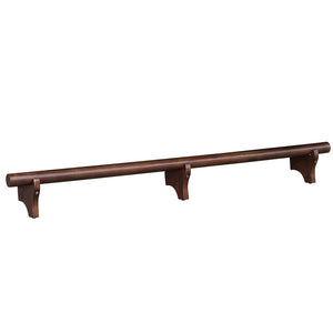 RAM Game Room 72" Dry Bar Foot Rail - Cappuccino