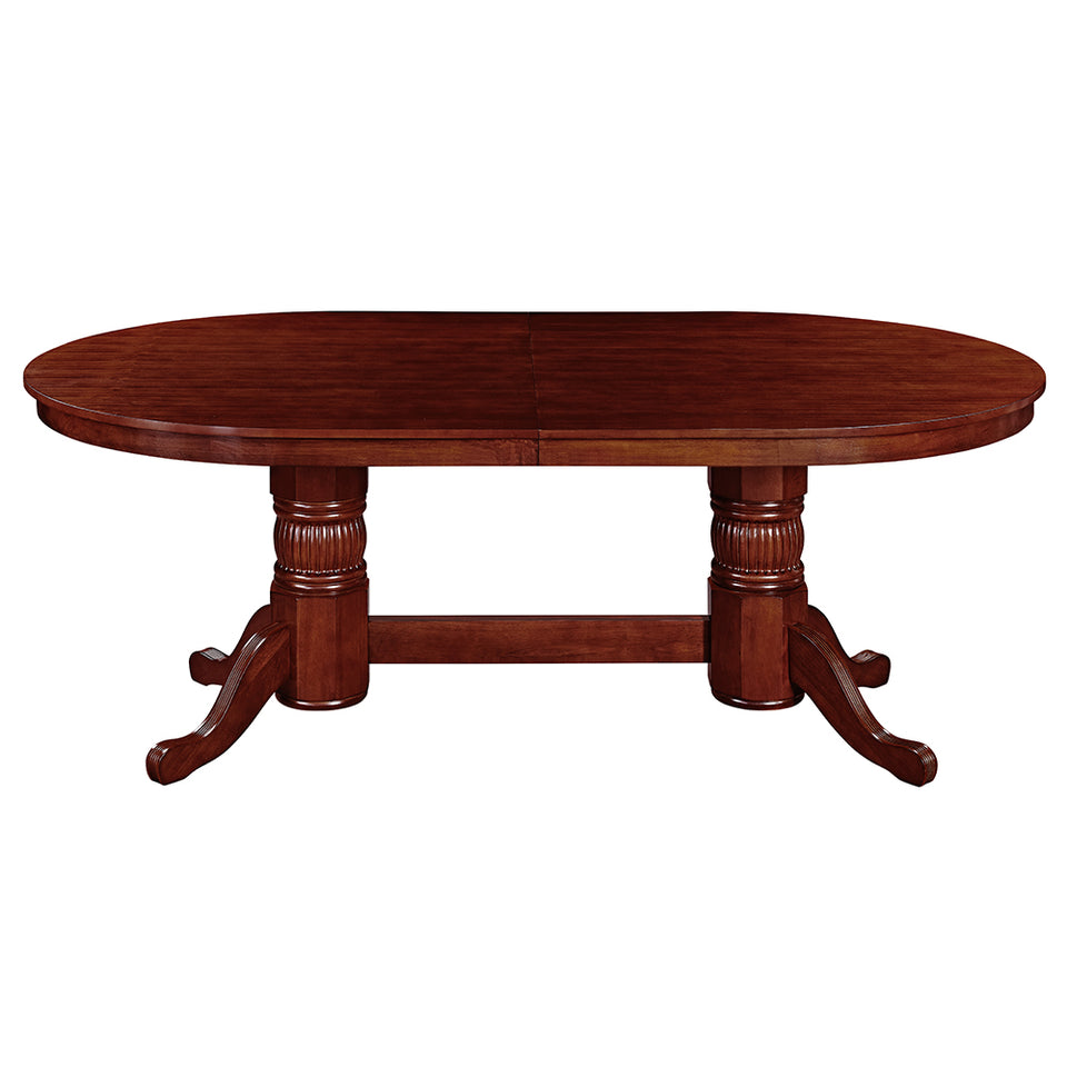 RAM Game Room 84" Texas Hold'em Game Table with Dining Top - English Tudor