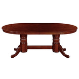 RAM Game Room 84" Texas Hold'em Game Table with Dining Top - English Tudor