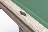 Brunswick Billiards Glenwood 8' Slate Pool Table in Rustic Grey w/ Tapered Legs