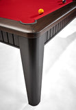 Brunswick Billiards The Henderson 8' Slate Pool Table in Two Tone - Matte Black/Walnut