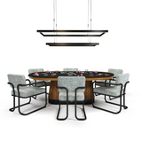 RAM Game Room 54" LED Double Rectangular Game Table Light Fixture