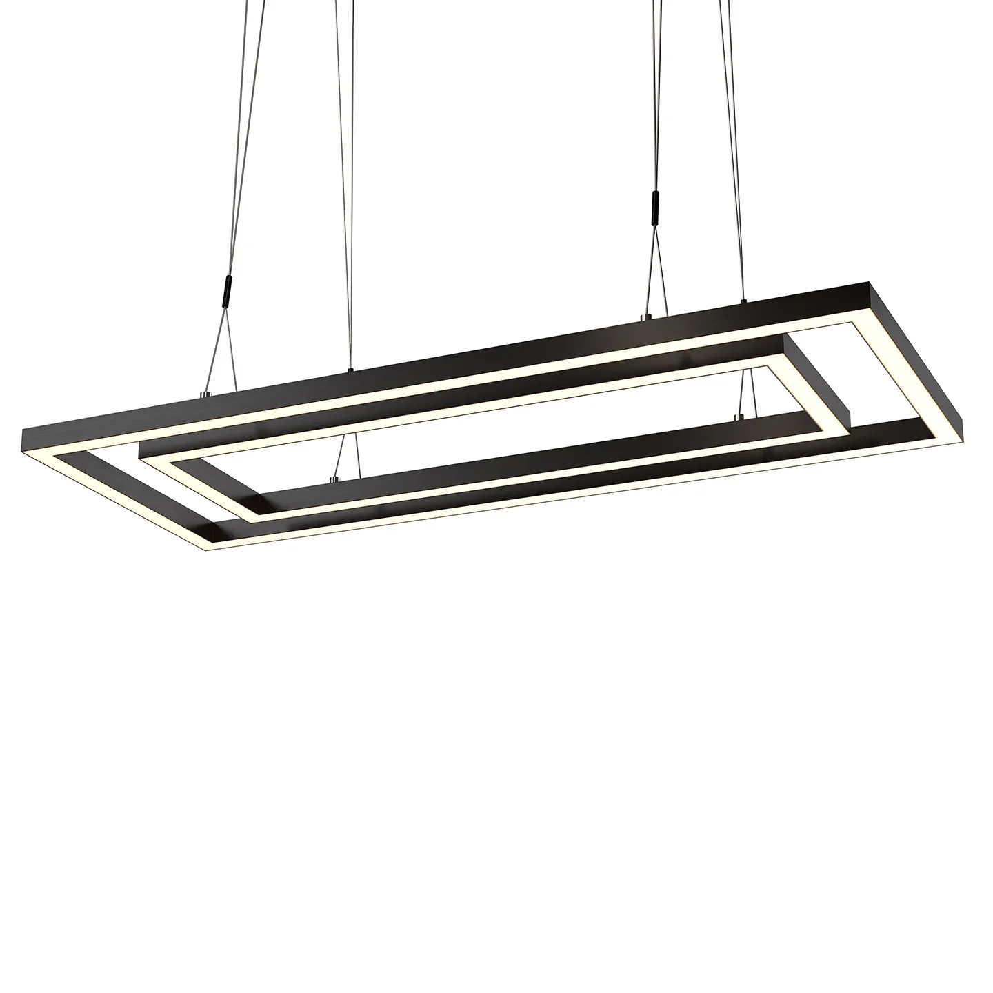 RAM Game Room 54" LED Double Rectangular Game Table Light Fixture