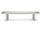 American Heritage Lanai 12' Outdoor Shuffleboard Table in Oyster Grey by American Heritage Billiards.