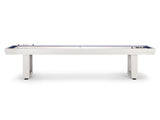 American Heritage Lanai 12' Outdoor Shuffleboard Table in Pearl White by American Heritage Billiards.