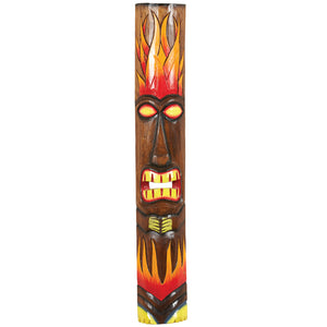 RAM Game Room Large Fire Tiki Mask Wall Art